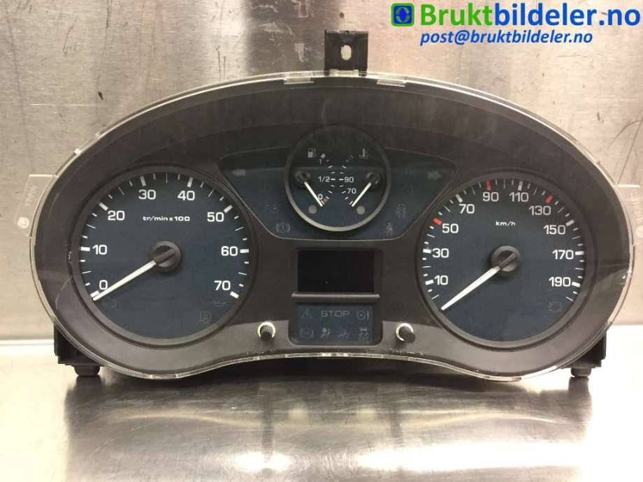Instrumentpanel til Citroën Berlingo 2008-2015 (Type II, Fase 1) (CITROEN|96 659 835 80|)