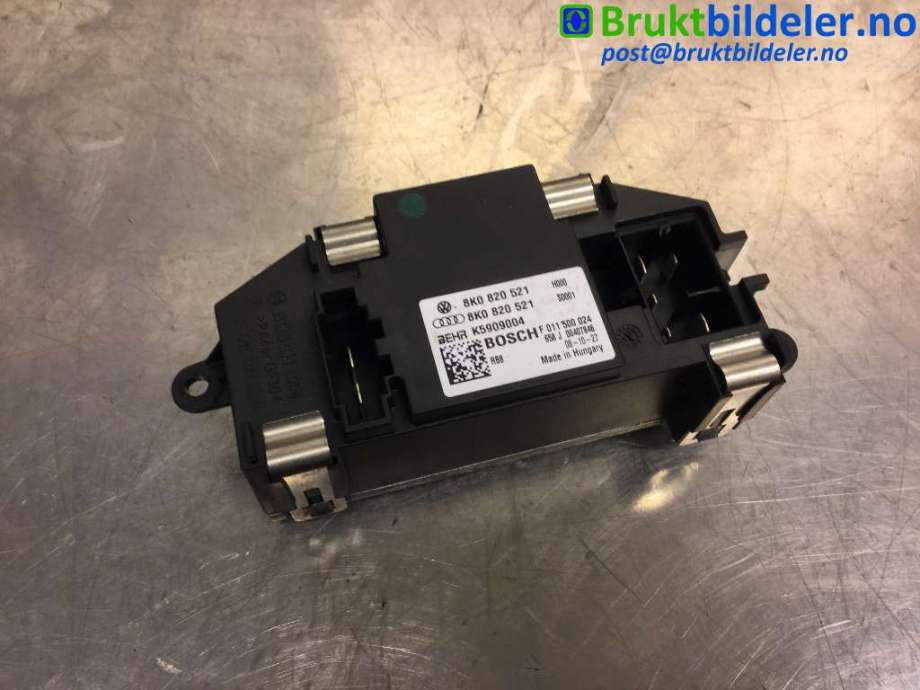 Varmeapparat motstand til Audi A5 2007-2016 (Type I)  (AUDI|8K0 820 521|F 011 500 024|K5909004)