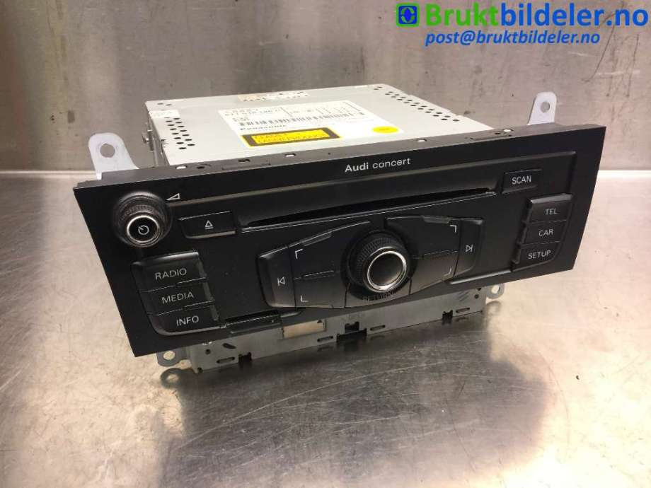 Bilstereo til Audi A5, 2007-2016 (Type I) (AUDI|8T1 035 186 C)