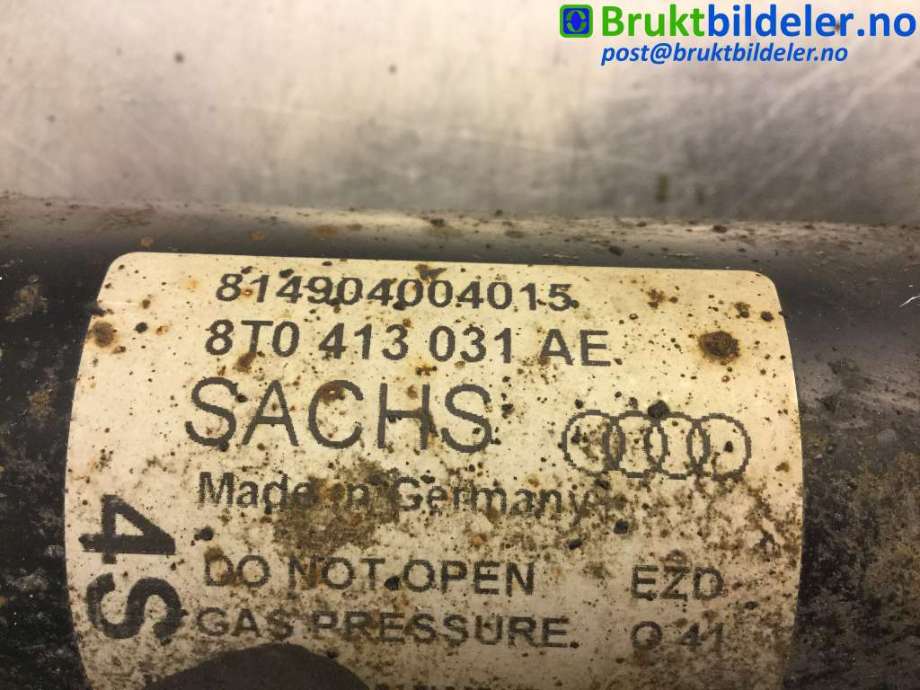 Fjærbein venstre foran til Audi A5 2007-2016 (Type I) (AUDI|8T0 413 031 AE|814904004015|)