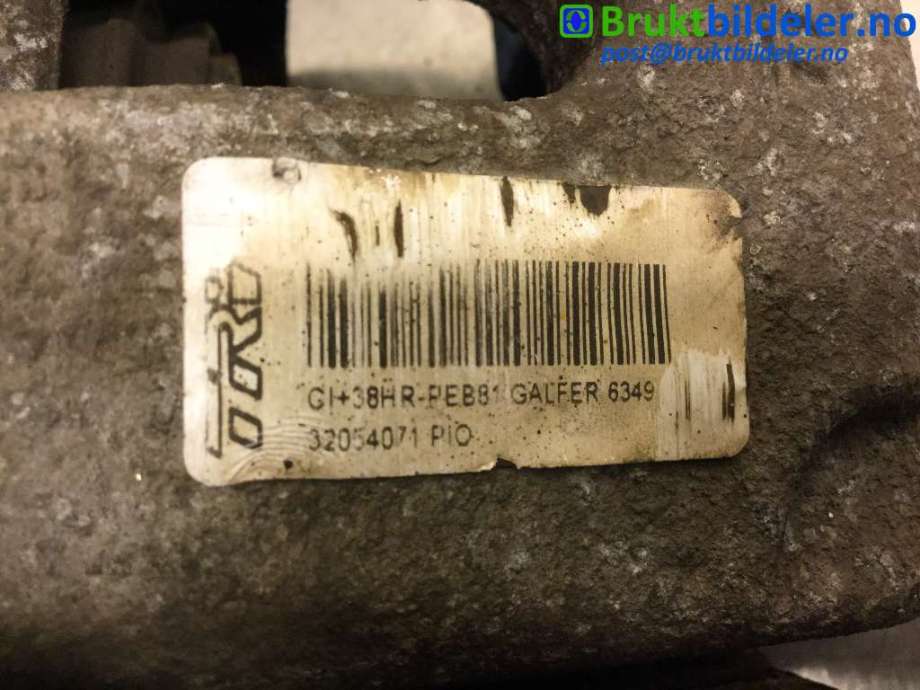 Bremsecaliper høyre bak til Citroën DS5 2012-2017  (CITROEN|32054071 PIO|)