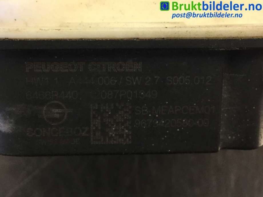 Diverse deler til Citroën DS5 2012-2017  (CITROEN|96 734 205 80|)