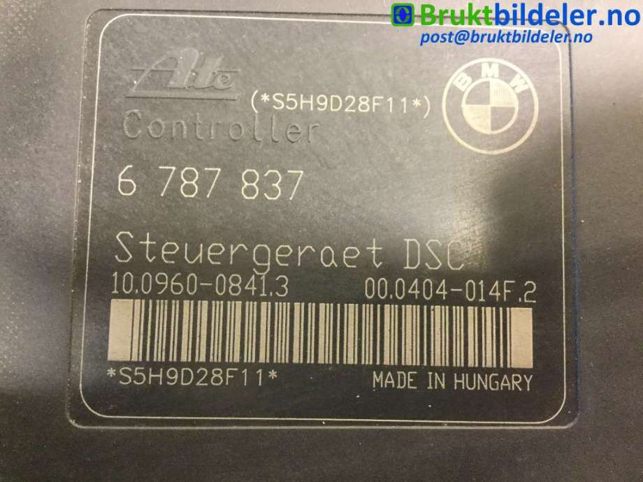 ABS sentral til BMW 1-Serie 2004-2011 (E81/E82/E87/E88) (E81/E82/E87/E88) (BMW|34 51 6 787 836-01|10.0206-0375.4|6 787 837)