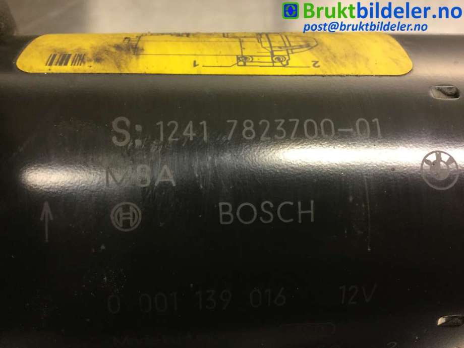 Starter diesel til BMW 1-Serie 2004-2011 (E81/E82/E87/E88) (E81/E82/E87/E88) (BMW|1241 7823700-01|0 001 139 016|)