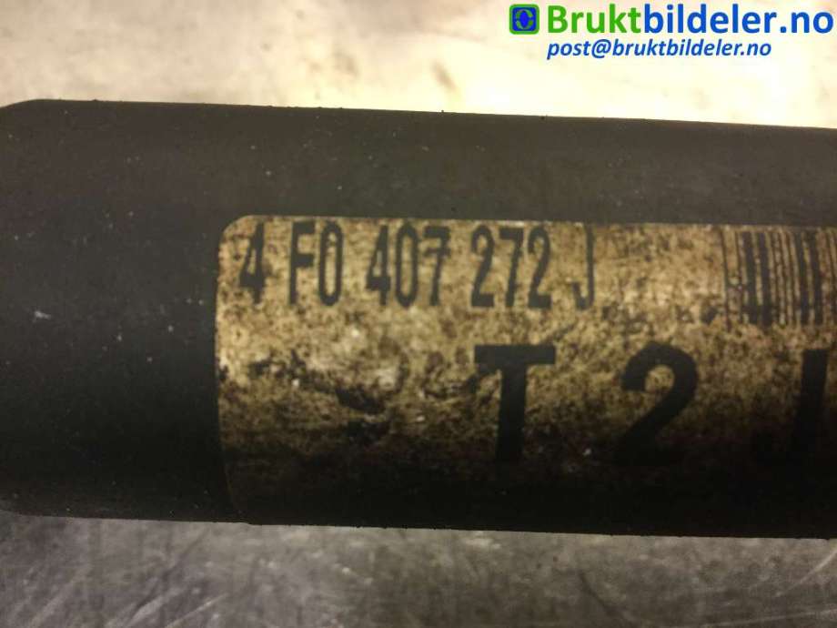 Drivaksel høyre foran til Audi A6, Allroad 2006-2008 (Type II, Fase 1) (C6) (C6) (AUDI|4F0 407 272 J|)