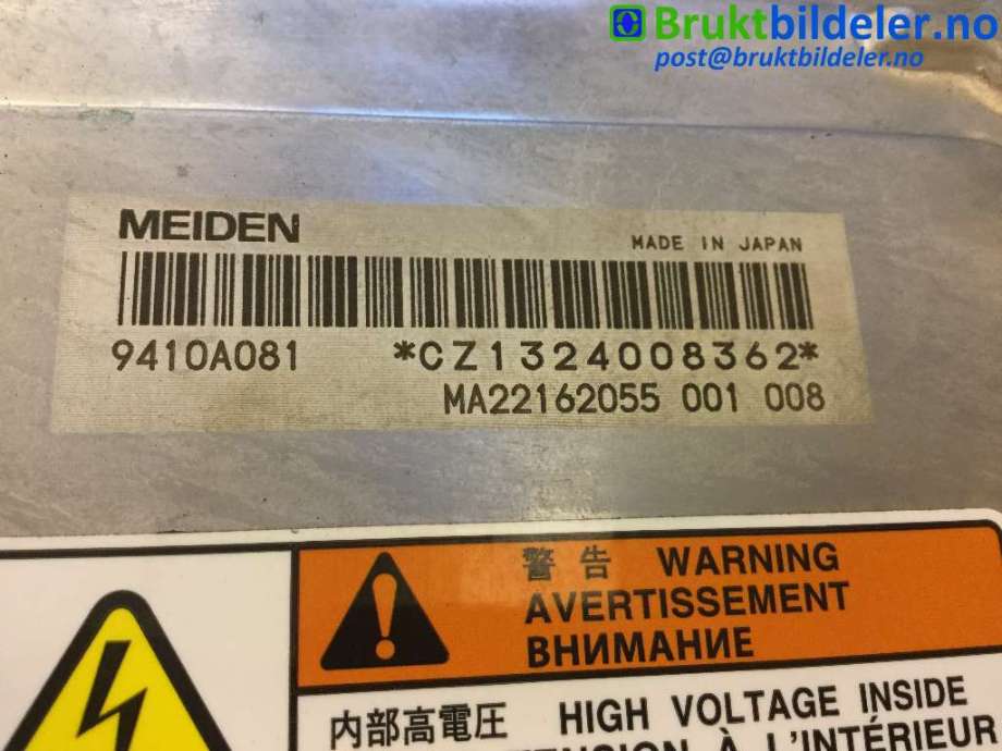 Inverter hybrid til Mitsubishi Outlander 2012-2015 (Type III, Fase 1)  (MITSUBISHI|9410A081|CZ132408362|MA22162055)