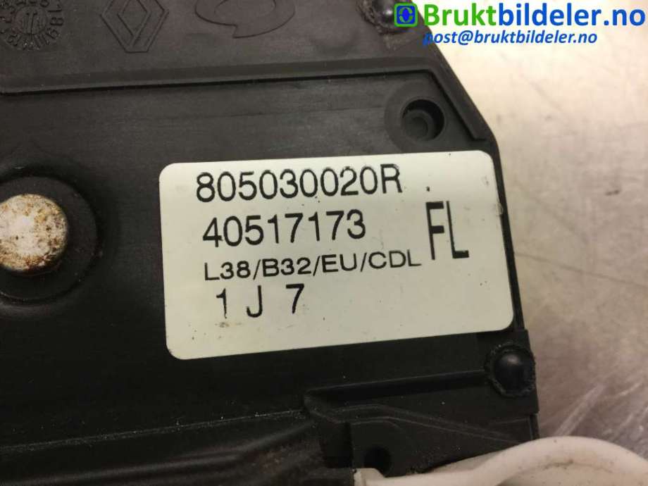 Låsekasse venstre foran til Renault Fluence Z.E 2011-2014  (RENAULT|805030020R|40517173|)
