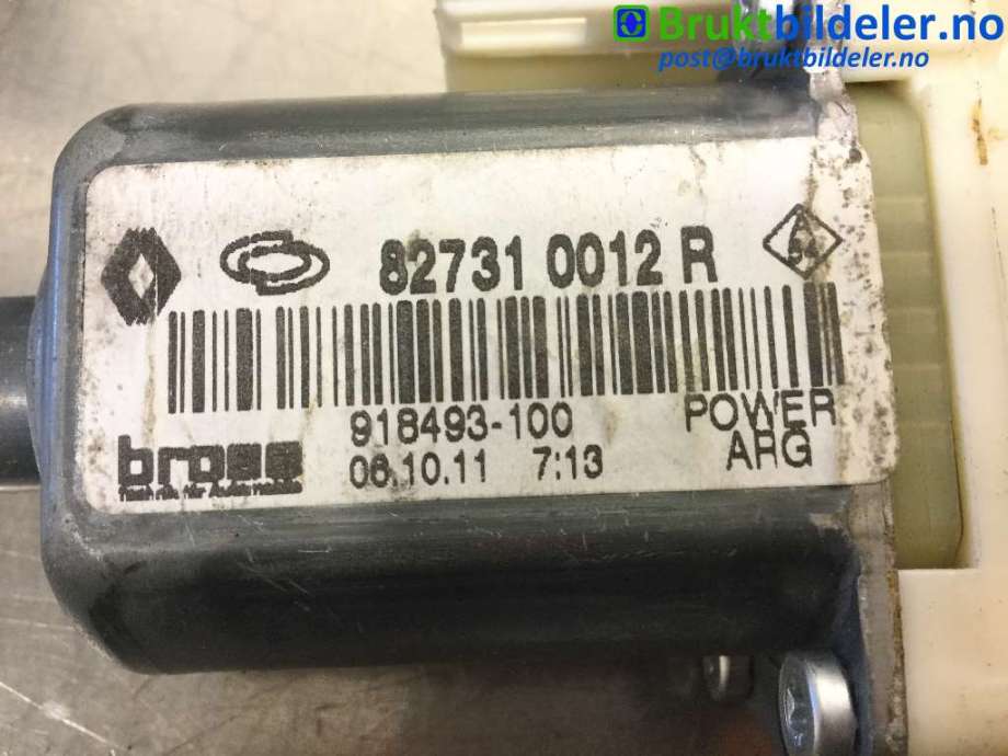 Ruteheis venstre bak til Renault Fluence Z.E 2011-2014  (RENAULT|827310012R|0 130 822 582|918493-100)