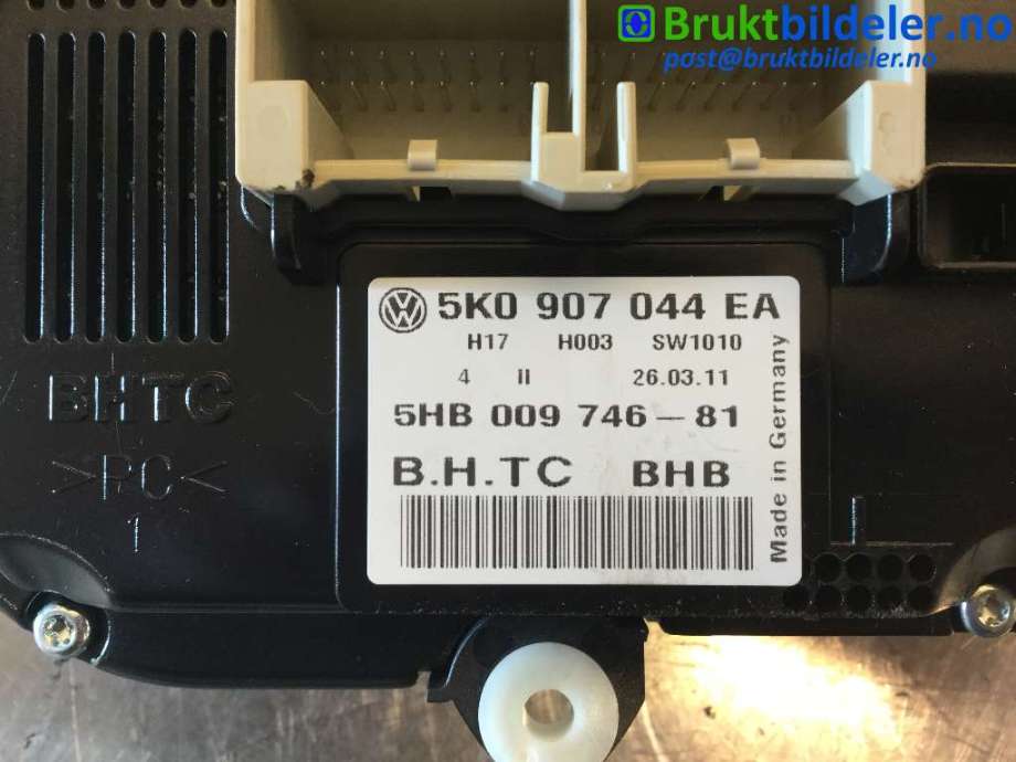 Varmeapparat betjening til VW Passat 2011-2015 (B7) (B7) (VOLKSWAGEN|5K0 907 044 EA|5HB 009 746-81|)