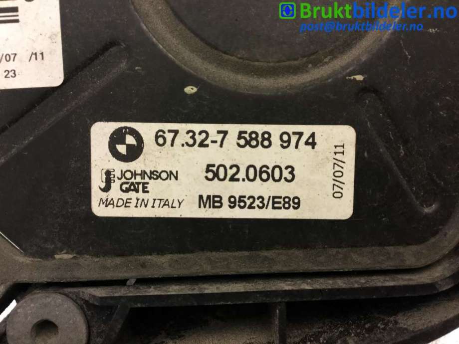 Kjølevifte til BMW 3-Serie 2005-2011 (E90/E91/E92/E93) (E90/E91/E92/E93) (BMW|67 32 7 588 974|502.0603|17 42 7 590 699)
