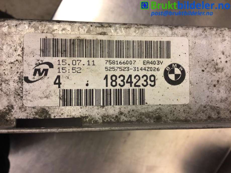 Radiator (automat gir) til BMW 3-Serie 2005-2011 (E90/E91/E92/E93) (E90/E91/E92/E93) (BMW|17 11 7 564 654||1 834 239)