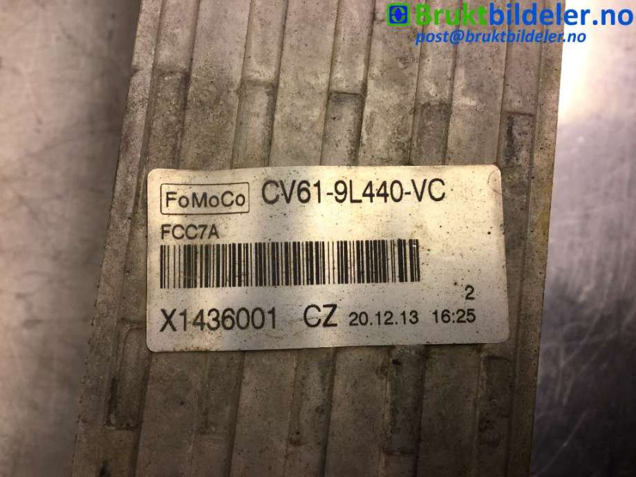 Intercooler til Ford Focus 2011-2014 (Type III, Fase 1)  (FORD|CV61-9L440-VC|X1436001|)