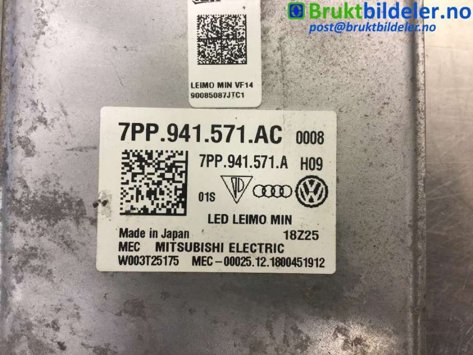 Styreenhet xenon/ballast til VW Transporter / Caravelle 2019-->> (T6.1) (T6.1) (VOLKSWAGEN|7PP 941 571 AC|W003T25175|)