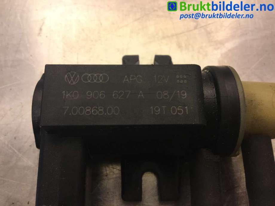 Vakuumventil til VW Transporter / Caravelle 2019-->> (T6.1) (T6.1) (VOLKSWAGEN|1K0 906 627 A|)