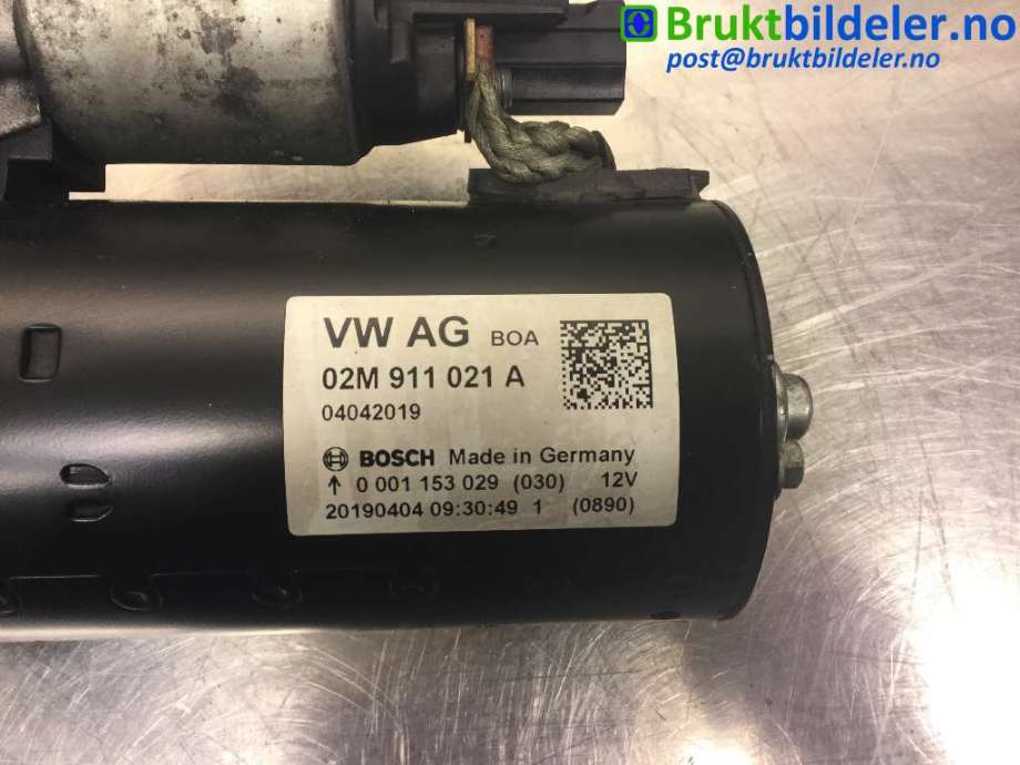 Starter diesel til VW Transporter / Caravelle 2019-->> (T6.1) (T6.1) (VOLKSWAGEN|02M 911 021 A|0 001 153 029|)
