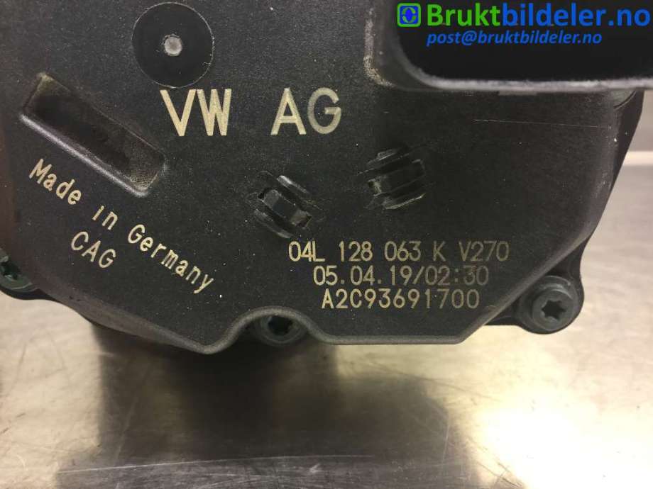 Spjeldhus til VW Transporter / Caravelle 2019-->> (T6.1) (T6.1) (VOLKSWAGEN|04L 128 063 K|A2C93691700|)