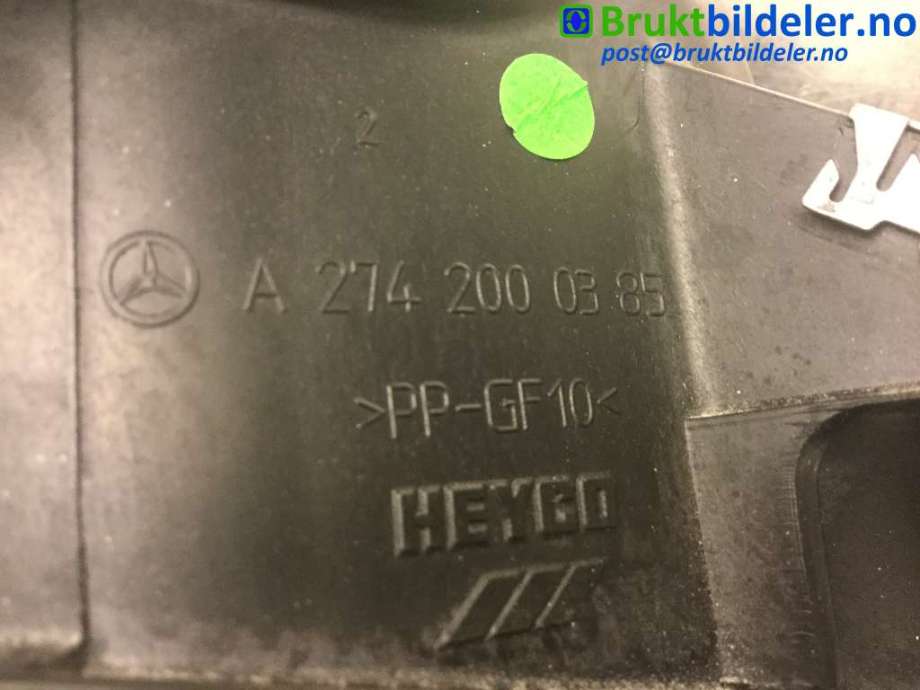 Ekspansjonstank til Mercedes C-Klasse 2014-2018 (Fase 1) (W205) (W205) (MERCEDES|A 274 200 03 85|)