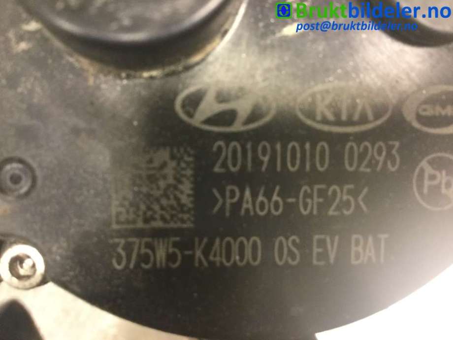 Vannpumpe til Kia e-Soul 2019-->> (Type III)  (KIA|375W5-K4000|)