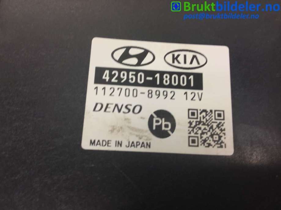 Styreenhet diverse til Kia e-Soul 2019-->> (Type III)  (KIA|42950-18001|112700-8992|)