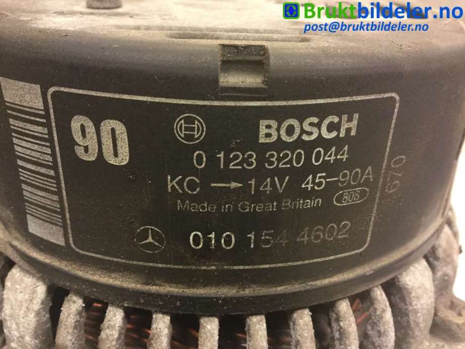 Dynamo til Mercedes E-Klasse 1995-2000 (Fase 1) (W210) (W210) (MERCEDES|010 154 46 02|0 123 320 044|)
