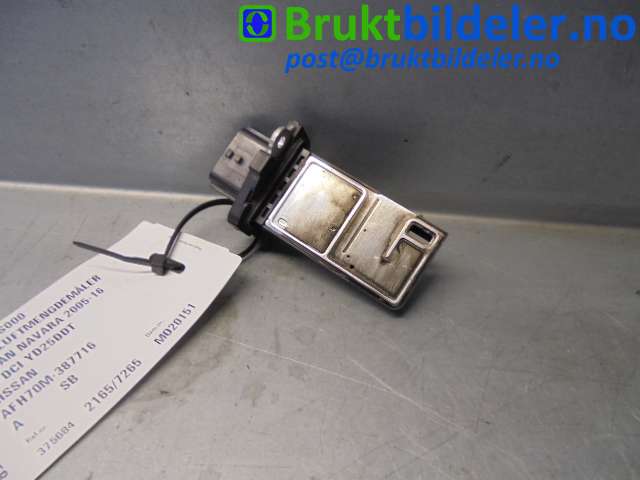 Luftmengde/luftmassemåler til Nissan Navara 2005-2010 (Fase 1) (D40) (D40) (NISSAN|22680-7S000|AFH70M-387716|)