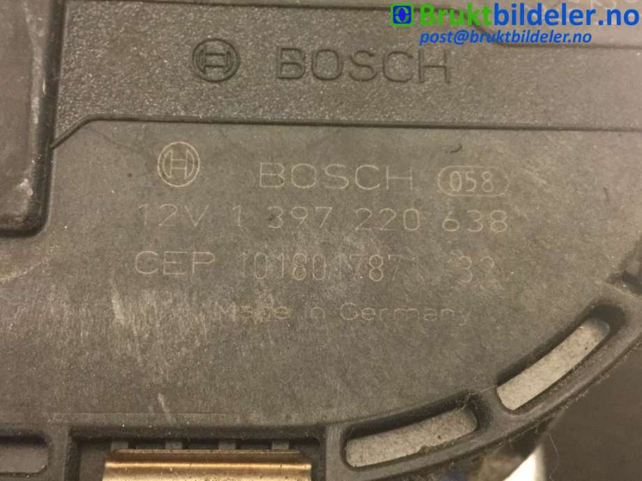 Viskermotor frontrute til BMW X3 2010-2017 (F25) (F25) (BMW|3397021315|1 397 220 638|)