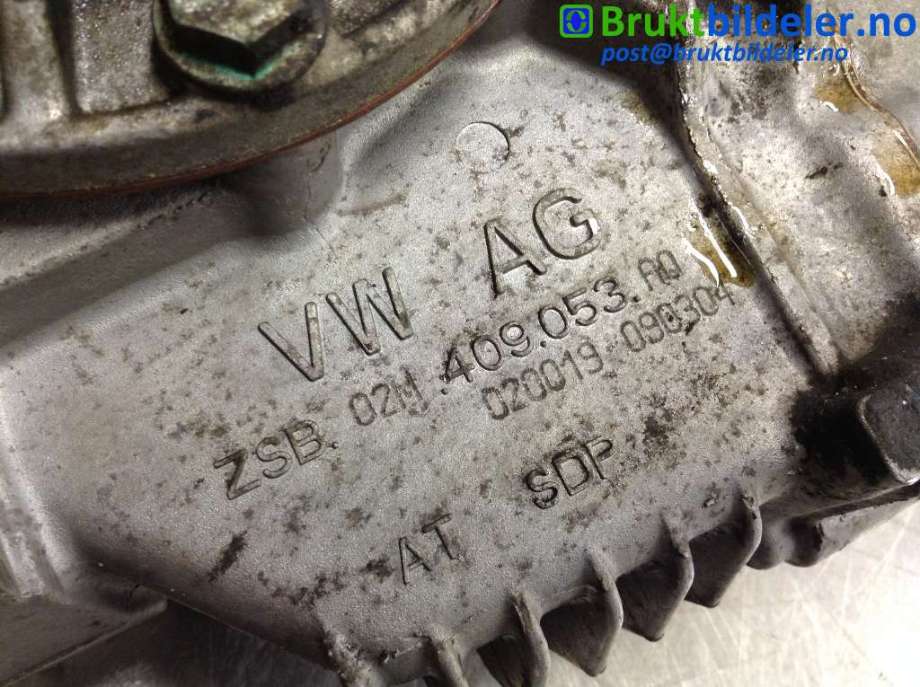 Girkasse 4WD fordelingskasse til VW Golf V, Combi 2003-2008 (VOLKSWAGEN|02M 409 053 AQ|)