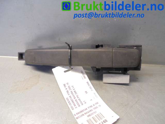 Dørhåndtak utv høyre foran til Nissan Navara, 2005-2010 (Fase 1) (D40) (D40) (NISSAN|80610EB300)