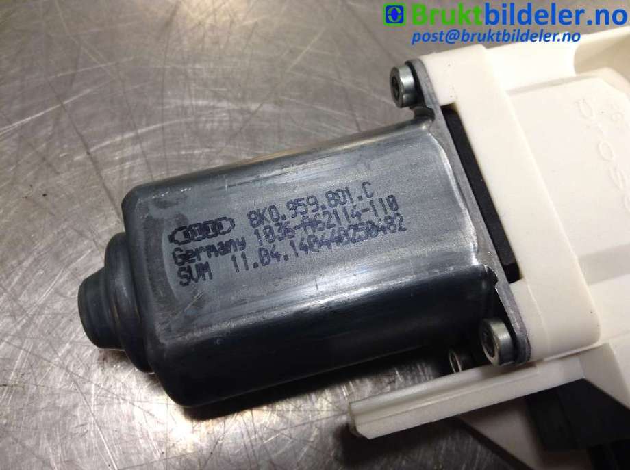 Ruteheis venstre foran til Audi A1 2010-2014 (Type I, Fase 1)  (AUDI|8K0 959 801 C|1036-A62114-110|)