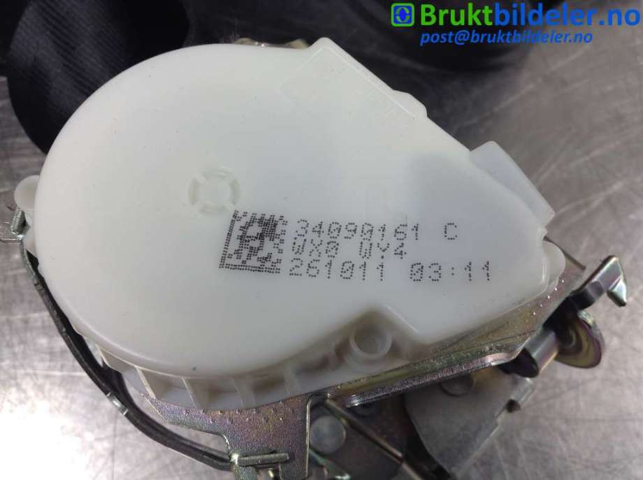 Sikkerhetsbelte foran høyre til Citroën DS3 2010-2019  (CITROEN||34090161 C)