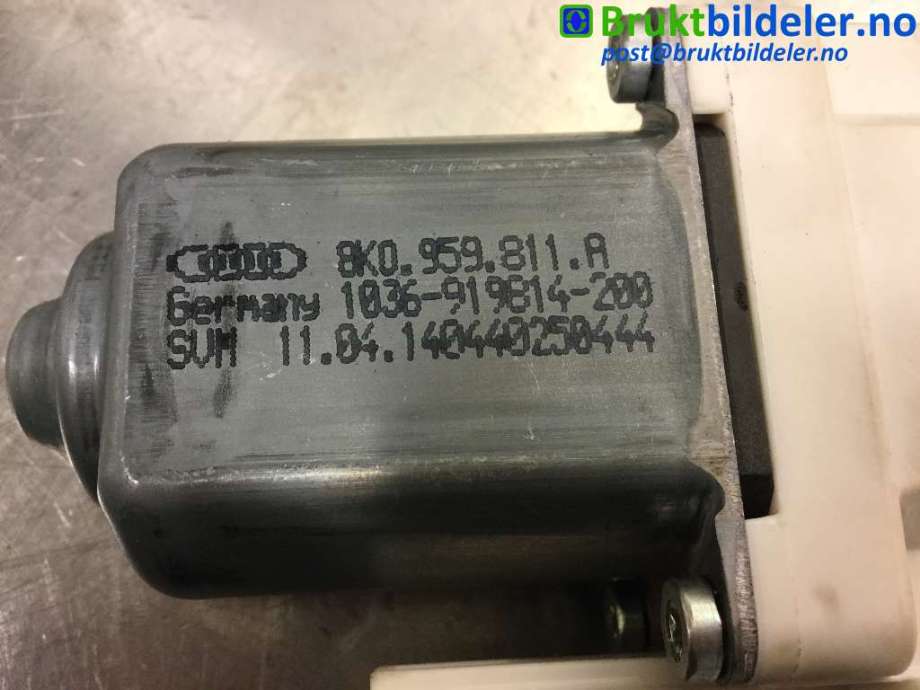Ruteheis høyre bak til Audi A1 2010-2014 (Type I, Fase 1) (AUDI|8K0 959 811 A|1036-919814-200|)