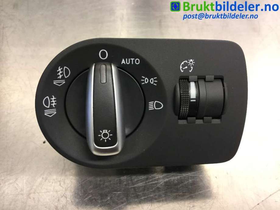 Bryter lys til Audi A1, 2010-2014 (Type I, Fase 1)  (AUDI|8X1 941 531 AD)