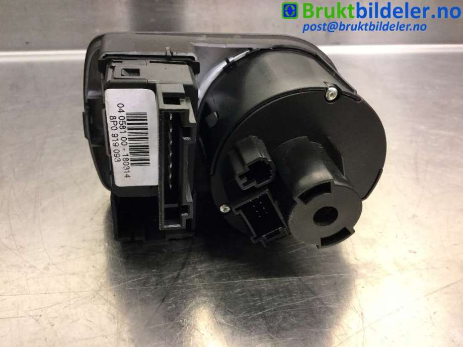 Bryter lys til Audi A1 2010-2014 (Type I, Fase 1)  (AUDI|8X1 941 531 AD|)