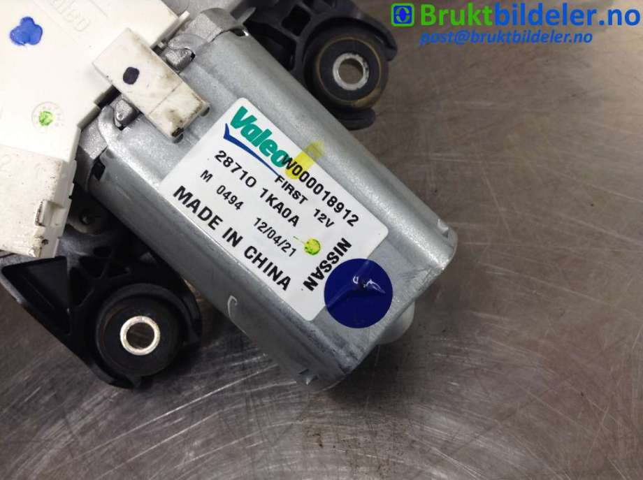 Viskermotor bakrute til Nissan Juke 2010-2014 (Fase 1)  (NISSAN|28710-1KA0A|W000018912|)