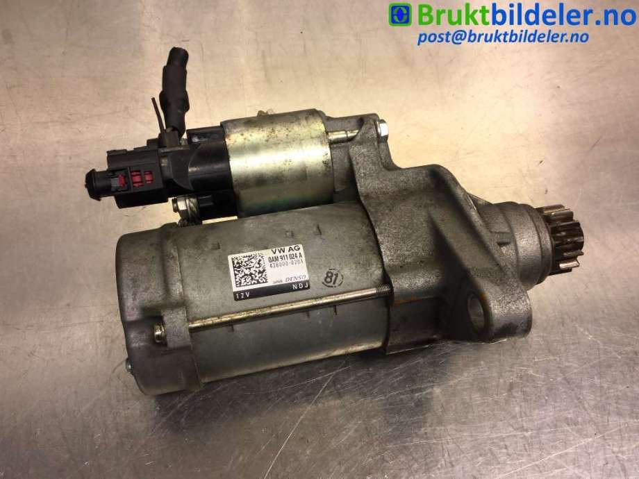 Starter til Audi A1, 2010-2014 (Type I, Fase 1)  (AUDI|0AM 911 024 A)