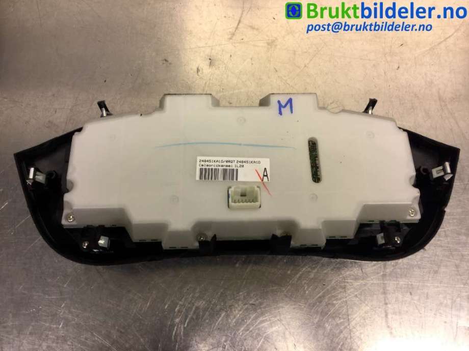 Varmeapparat betjening til Nissan Juke 2010-2014 (Fase 1)  (NISSAN|24845-1KA1D|)