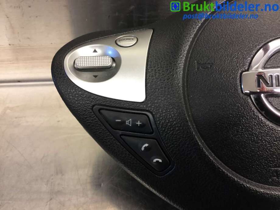 Airbag rattpute til Nissan Juke 2010-2014 (Fase 1)  (NISSAN|95815-1KA6C|34137889B|)
