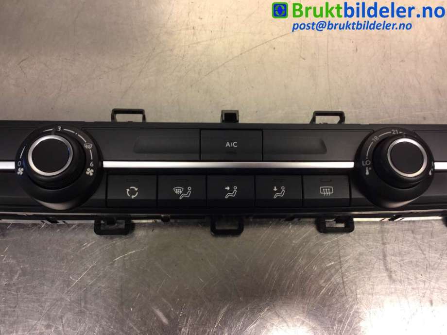 Varmeapparat betjening til Peugeot Partner 2019-->> (Type III)  (PEUGEOT|98340409ZD|)
