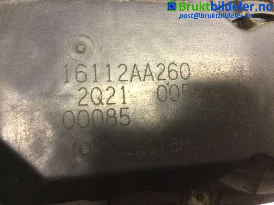 Spjeldhus til Subaru Outback 2009-2014 (Type IV) (SUBARU|16112AA260|)