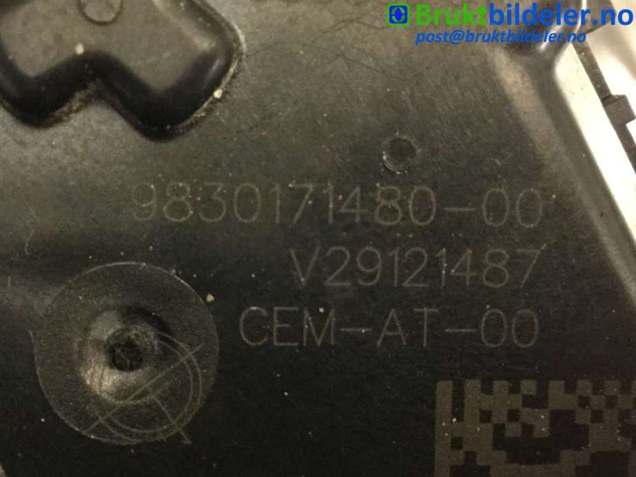 Spjeldhus til Peugeot Partner 2019-->> (Type III)  (PEUGEOT|98 301 714 80|V29121487|)
