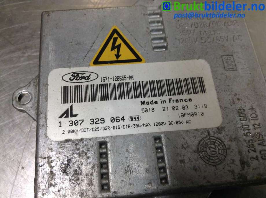Styreenhet xenon/ballast til Ford Mondeo 2001-2007 (Type III)  (FORD|1S71-12B655-AA-|0 307 329 064|)