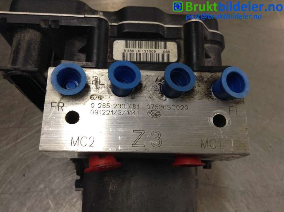 ABS sentral til Subaru Forester 2008-2013 (Type III)  (SUBARU|27536SC020|0 265 230 481|0 265 951 123)