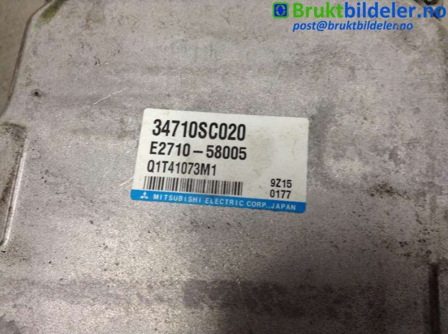 Styreenhet servo til Subaru Forester 2008-2013 (Type III)  (SUBARU|34710SC020|E2710-58005|)
