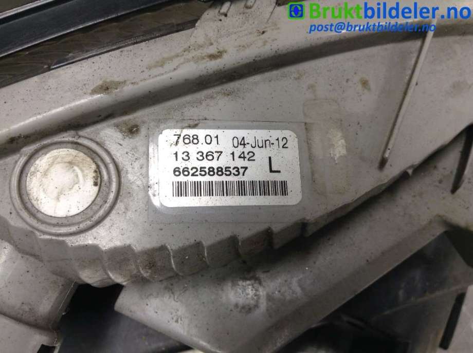 Blinklykt venstre til Opel Astra J 2010-2015  (OPEL|13367142|662588537|)