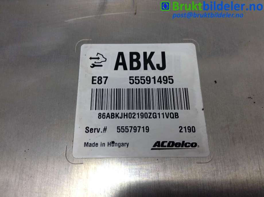 Styreenhet motor til Opel Astra J 2010-2015 (OPEL|55591495|55579719|)