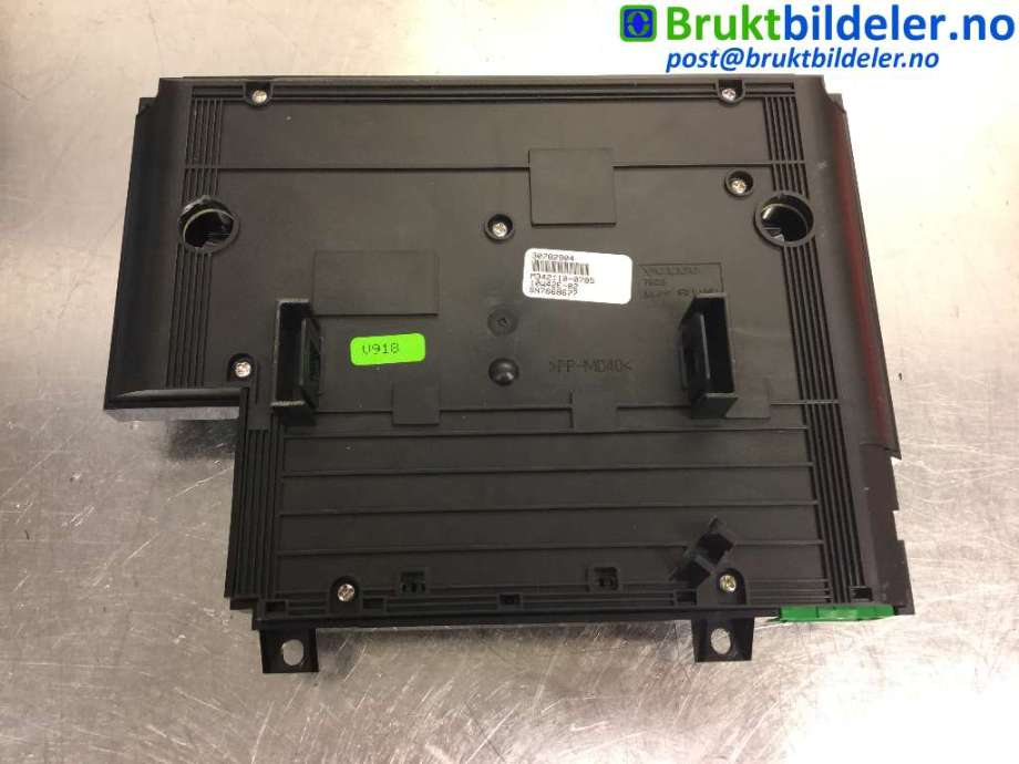 Varmeapparat betjening til Volvo V70 2007-2013 (Type III, Fase 1) (VOLVO|30782904|M342110-0785|SN7668677)