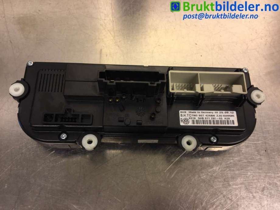 Varmeapparat betjening til VW Caddy 2010-2015 (Type III, Fase 2)  (VOLKSWAGEN|7N0 907 426 BK|5HB 011 292-03|)