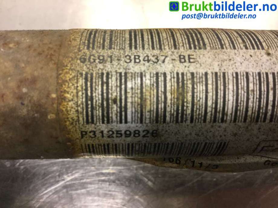 Drivaksel venstre foran til Volvo V70 2007-2013 (Type III, Fase 1)  (VOLVO|31259826||6G91-3B437-BE)