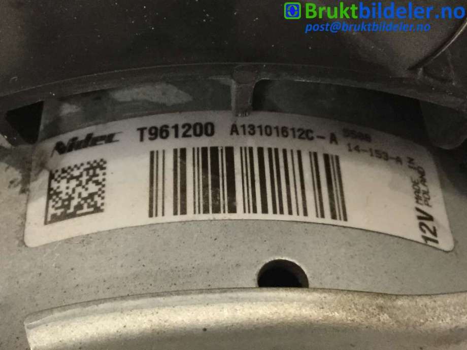 Kjølevifte til Ford Fiesta 2013-2017 (Type VI, Fase 2)  (FORD||T961200|A13101612C)