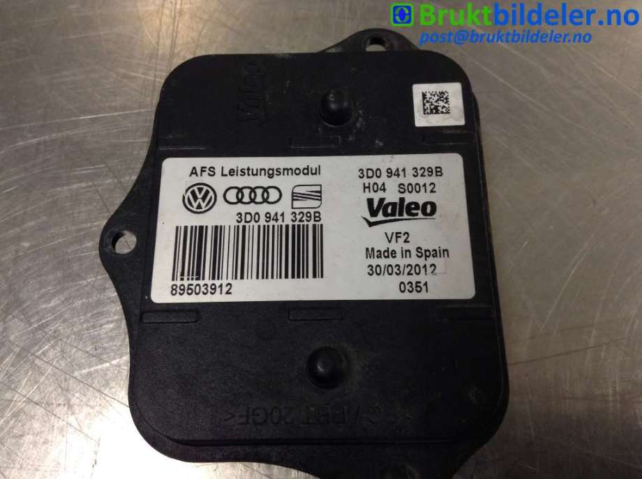 Styreenhet xenon/ballast til VW Passat 2011-2015 (B7) (B7) (VOLKSWAGEN|3D0 941 329 A|89503912|)
